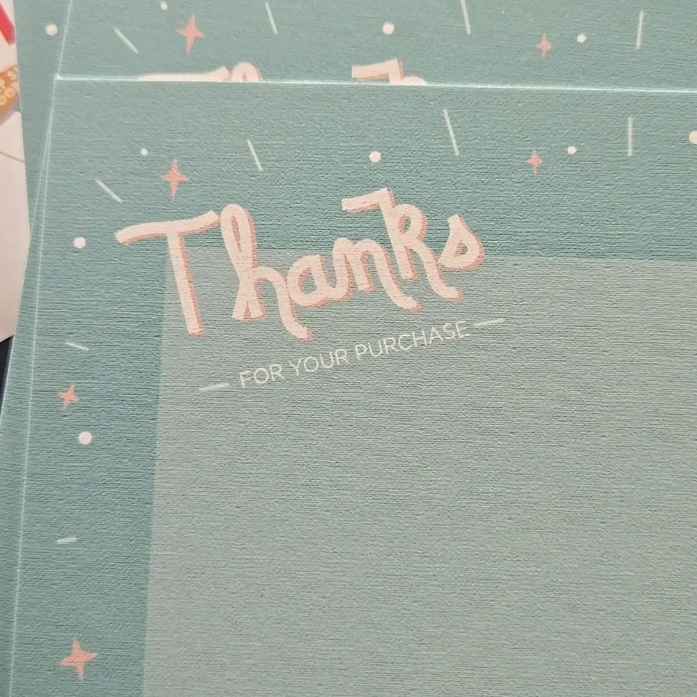 POSHMARK posh SWAG stickers Thank You Cards Blue poshfest poshfixings poshshows